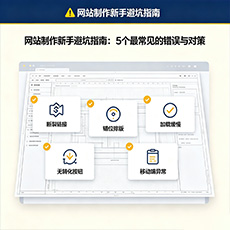 潍坊建站-网站制作新手避坑指南：5个最常见的错误与对策