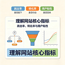 潍坊建站-理解网站核心指标:跳出率、转化率与用户粘性
