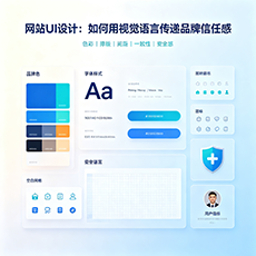 潍坊建站-网站UI设计：如何用视觉语言传递品牌信任感
