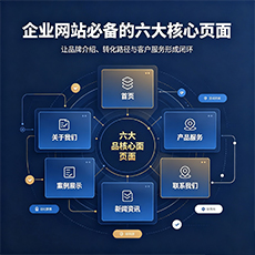 潍坊建站-企业网站必备的六大核心页面